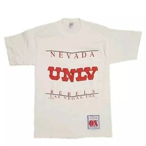Vintage The Game Ultra Ox T-Shirt University Of Nevada Las Vegas MENS Medium
